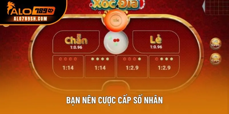 Bạn nên cược cấp số nhân